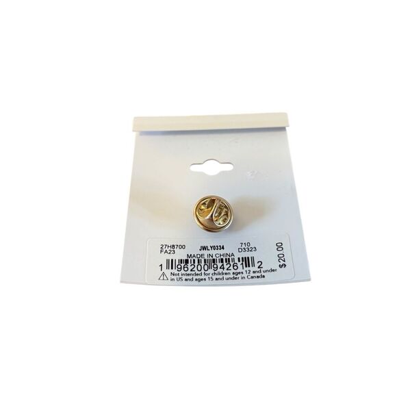 Two-Tone Rolling Stones Unisex Emblem Pin. - Picture 4 of 5